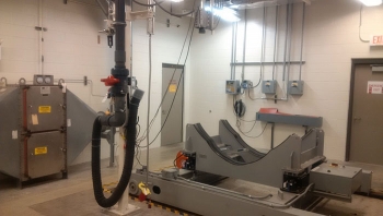 The cylinder evacuation room.