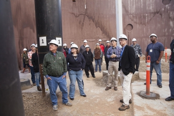 EM SSAB Members Touring Cleanup