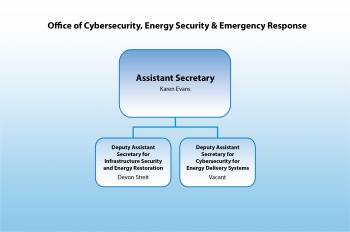 Organization chart showing CESER organization