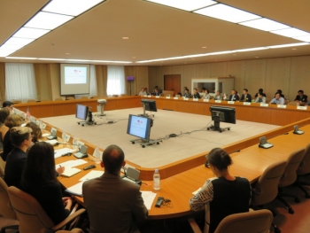 U.S. and Japan interagency representatives participate in the NSWG Plenary Meeting.