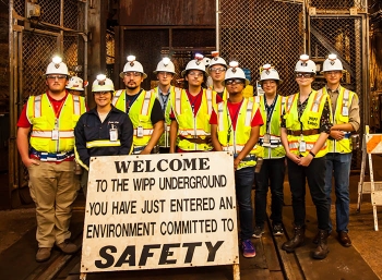 Summer interns took a trip 2,150 feet underground at the Waste Isolation Pilot Plant.
