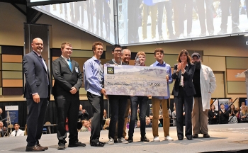 The winning team of the STEM Scholarship Competition was from Kiona-Benton High School of Benton City, Washington.
