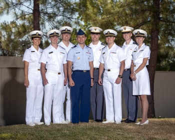 Students at Sandia National Laboratories in California.