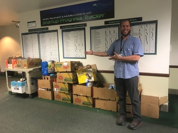 Benjamin Crock served as a team lead for the Office of River Protectionâs (ORP) Feds Feed Families campaign