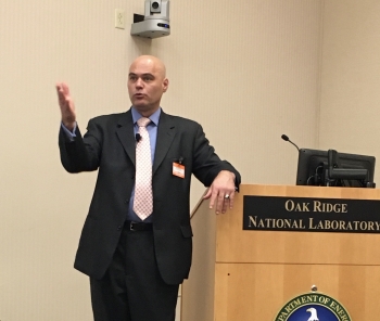 Photo of Assistant Secretary Bruce J. Walker at the Maritime Risk Symposium