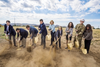 Groundbreaking for the NNSA Albuquerque Complex in July 2018
