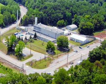 A view of the Molten Salt Reactor Experiment at the Oak Ridge National Laboratory.