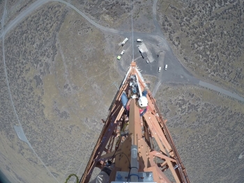 Hanford contractor Mission Support Alliance is upgrading utility systems, roads, and information technology services to support the siteâs cleanup mission. Recently, workers installed eight antennas on a 400-foot meteorological tower located in the center