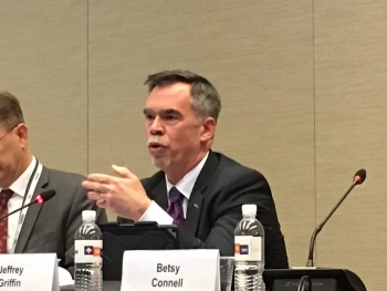 Jeff Griffin, Associate Principal Deputy Assistant Secretary for Field Operations, described improvements in EM processes to evaluate contractor performance and determine award fees.