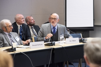 Jay Tilden, NNSA Associate Administrator and Deputy Under Secretary for Counterterrorism and Counterproliferation speaking about nuclear forensics at the National Academy of Sciences, Engineering and Medicine.