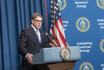 Secretary of Energy Rick Perry gave a special introduction at the DOE/NNSA Womenâs History Month event.