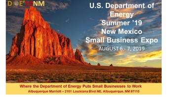 DOE Summer '19 Nex Mexico Small Business Expo logo
