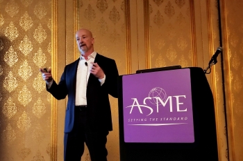 Dr. Mark Anderson presenting at the American Society of Mechanical Engineers Verification and Validation Symposium