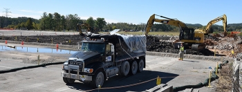 Oak Ridge crews began removing trailers and tearing up a 6.5-acre slab and asphalt at the Building K-29 site in October 2018.