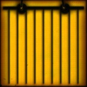 Light-up image of an amber LED.