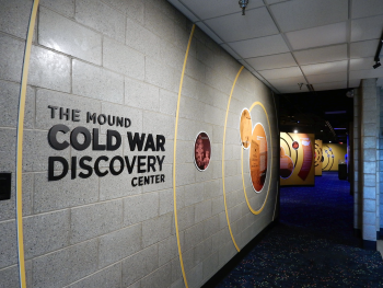 Mound Cold War Discovery Center Entrance Sign, Mound, Ohio.
