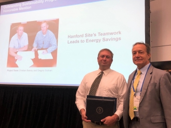 Hanford Site's Teamwork Leads to Energy Savings - Honorable Mention