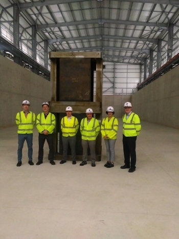 EM Senior Advisor to the Under Secretary for Science Ike White visiting Sellafield in September 2019.