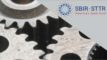 a photo of cogs, with the words "SBIR - STTR - America's Seed Fund".