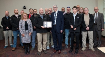 A Y-12 National Security Complex team recently received an NNSA Defense Programs Award for its work in deactivating 16 uranium processing systems in Building 9206.