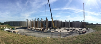 Construction of another large scale unit, Saltstone Disposal Unit (SDU) 7, has commenced next to the successfully completed SDU 6 in Aiken, South Carolina. Both SDUs will contain low-activity waste produced from solidification of decontaminated non-hazard