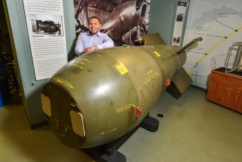 .S. Air Force Capt. Antonio Gallop is the first âEducation With Industryâ student at Sandia National Laboratories.
