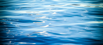 water flowing at dusk.