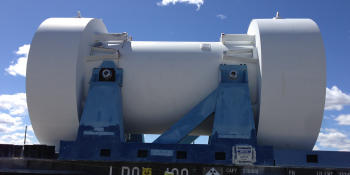 Spent nuclear fuel transportation container.