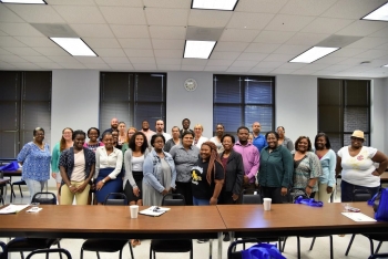 Students and community members attending the 2019 Teaching Radiation, Energy, and Technology Workshop.