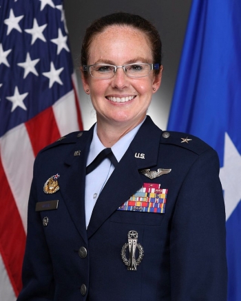 Brig. Gen. Stacy Jo Huser, Principal Assistant Deputy Administrator for Military Application in NNSA's Office of Defense Programs.