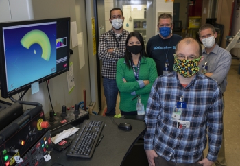 The High Flux Isotope Reactor computed tomography scanning project is a Y-12 National Security Complex/Oak Ridge National Laboratory team effort.
