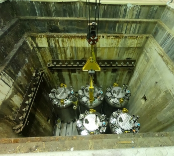 Hanford Employees Conduct Weigh-ins to Ensure Sludge is Safely Maintained