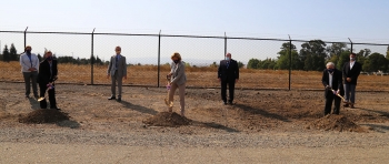 NNSA Administrator Lisa E. Gordon-Hagerty attends the groundbreaking of the Emergency Operations Center at Lawrence Livermore National Laboratory. The LLNL EOC is part of the EMC^2 pilot.