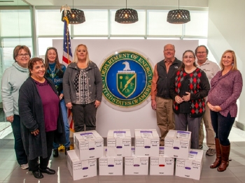 In September 2020, the EM Nevada Program completed the transfer of more than 7,200 documents and records to the DOE Office of Legacy Management (LM) for long-term stewardship of 70 sites on the Nevada Test and Training Range.