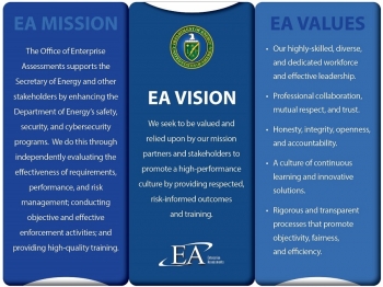 EA MIssion, Vision, Values