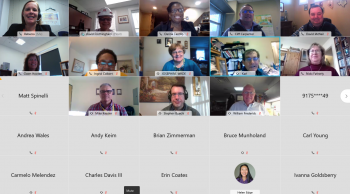 A virtual group photo from the Fifth Annual USACE and FUSRAP Joint Meeting.