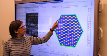 Anna Biela presents an image of a prismatic block reactor