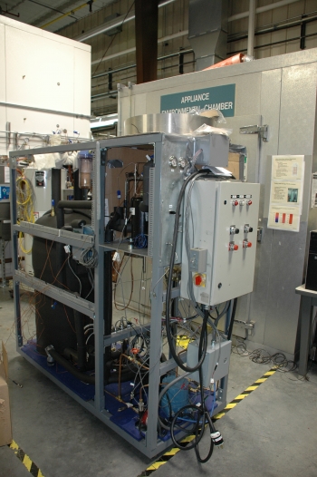 CO2 Heat Pump Water Heater Prototype.