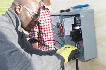 WORKING ON WIRING
