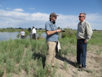LM holds public meetings to give stakeholders an opportunity to gain information. The public meeting pictured was in Riverton, Wyoming.