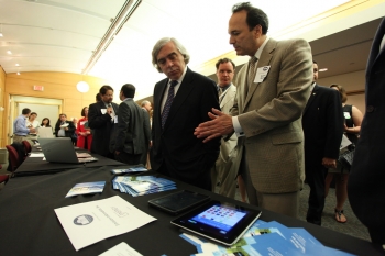 Secretary Moniz with Second Place "Apps for Energy" Winner