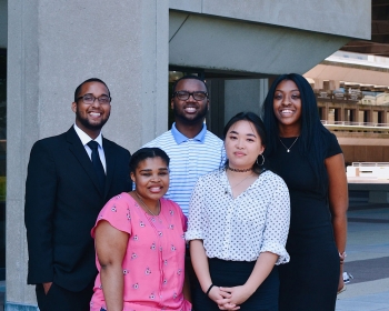 Portrait of the Office of Economic Impact and Diversity's MEISSP Interns, Summer 2018