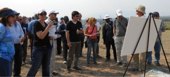 Site tours, like this one near Rifle, Colorado, allow stakeholders to learn more about LM projects.