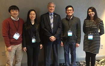 Photo of the 2018 SSL student poster competition winners.