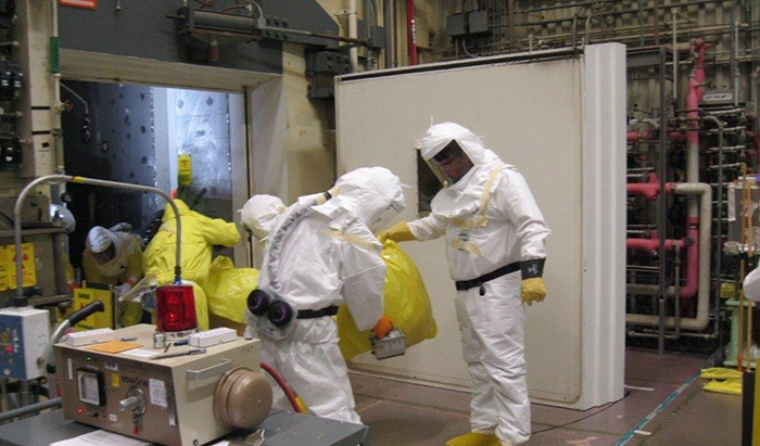 hazardous materials removal workers