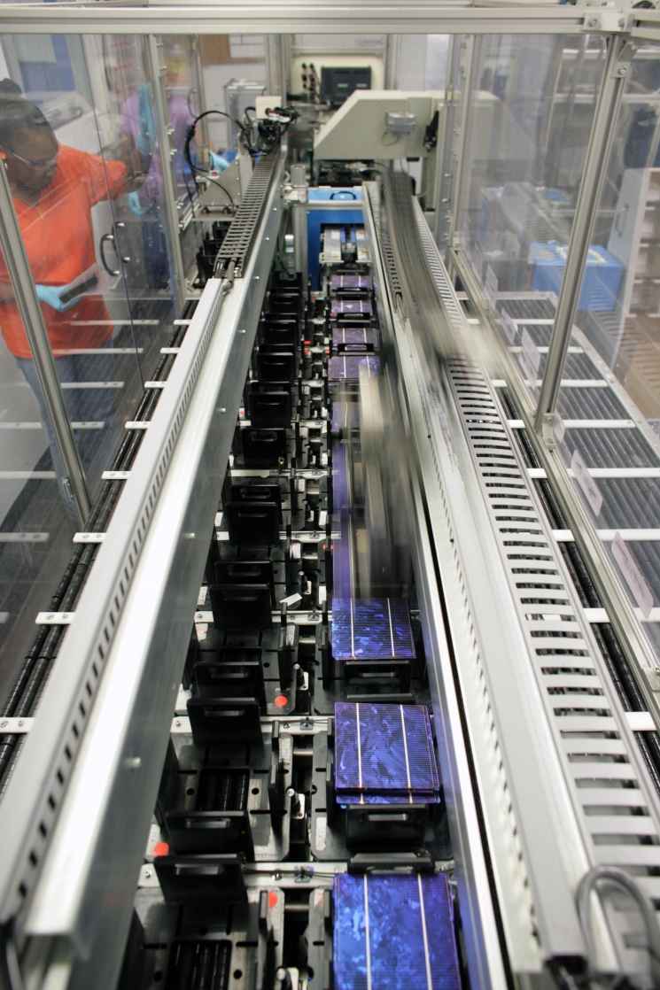 Solar Assembly Line at Manufacturing Facility Department of Energy