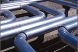 Photo of a hydrogen pipeline.